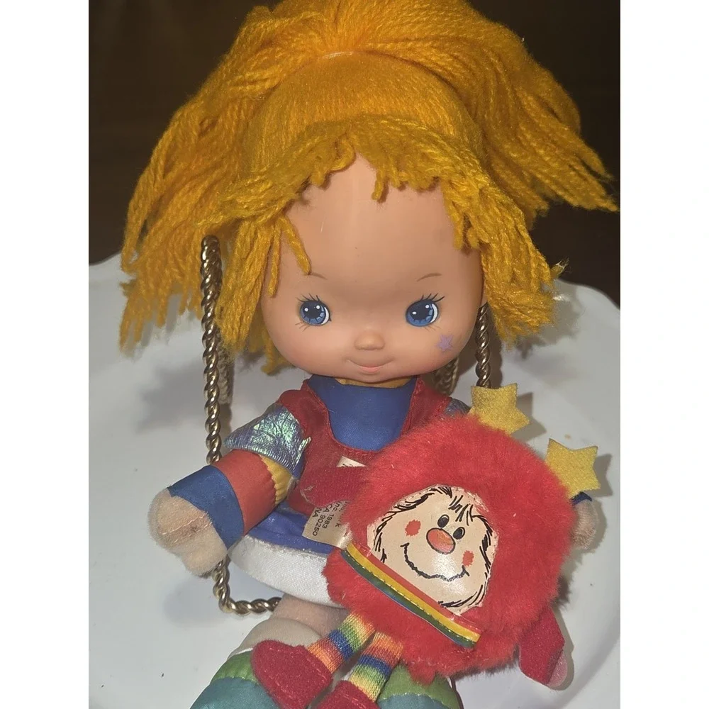 Vintage 1983 Hallmark Rainbow Brite plush doll 12 Inch And Twink Sprite